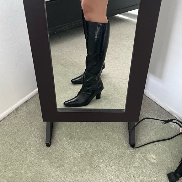 4th & Reckless Croc Print Boots - Picture 4 of 5